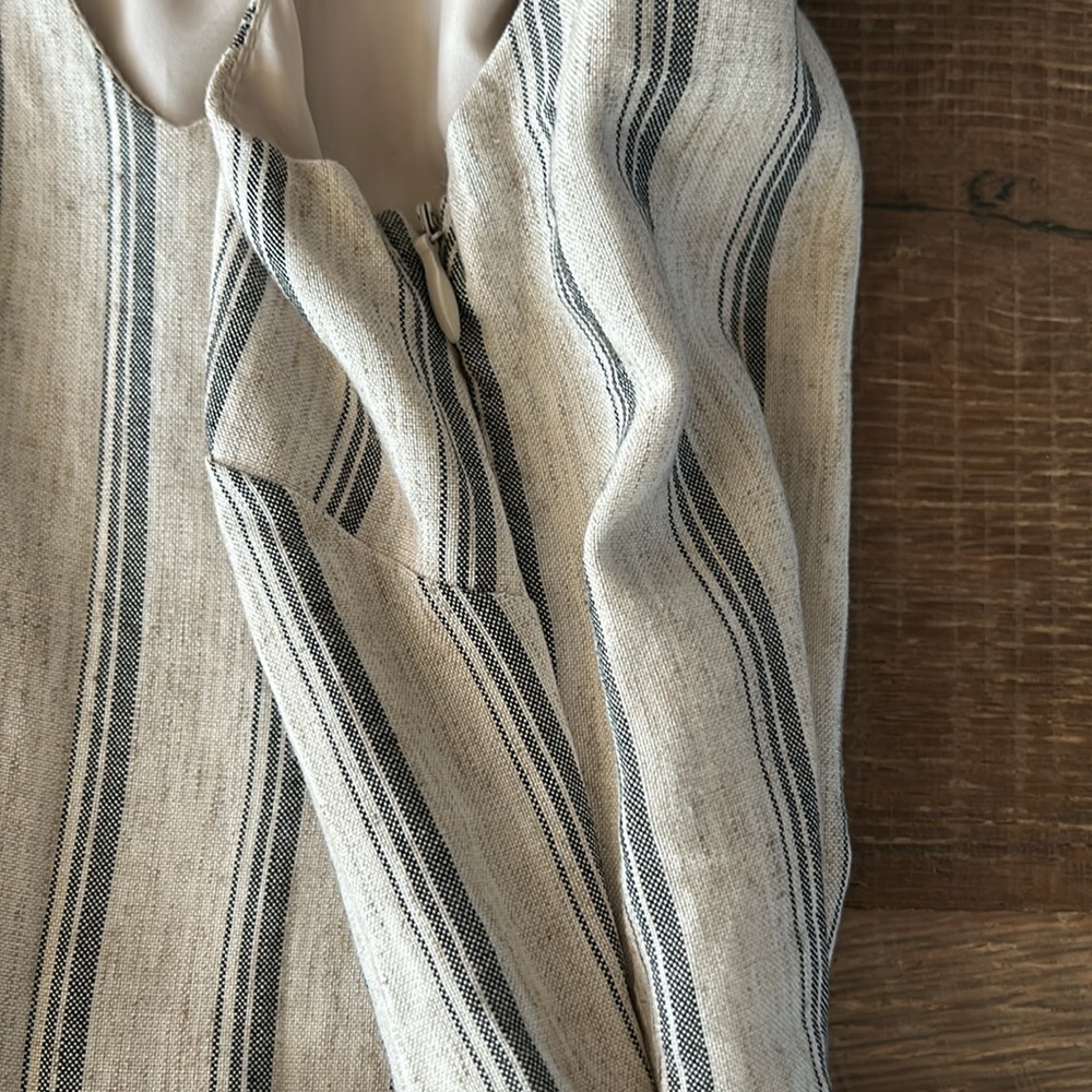 Hem & Thread black/cream stripe jumpsuit - Picture 4 of 8